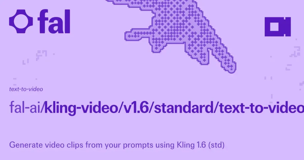 Kling 1.6 Standard API