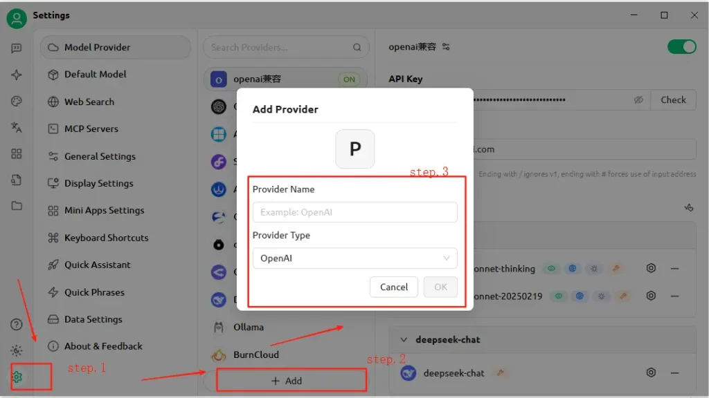 Как использовать Cherrystudio с CometAPI