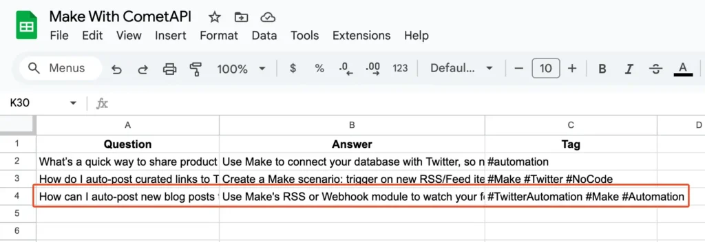 CometAPI + Make: How to Automate social media content creation