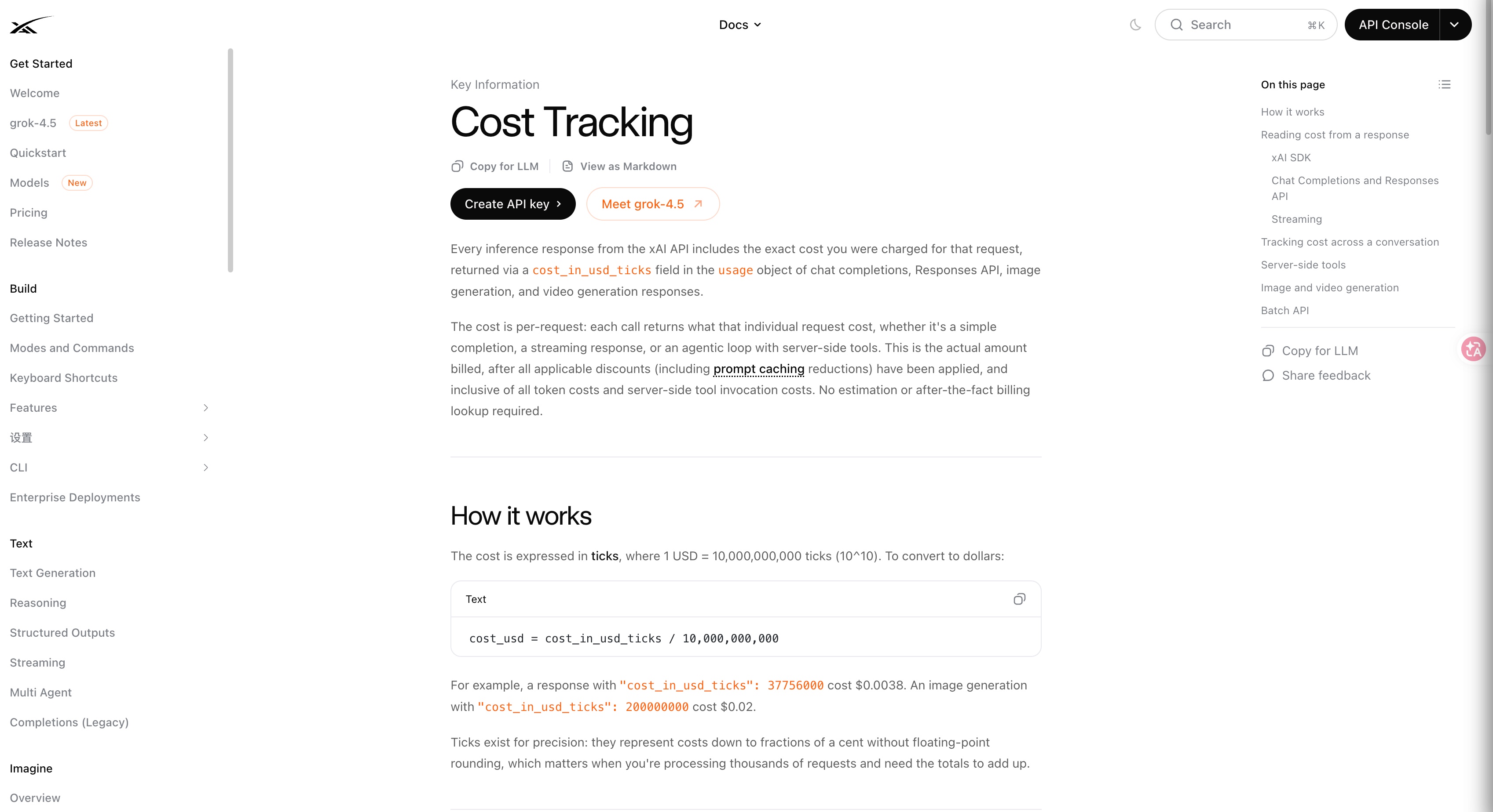 Grok API Pricing 2026: Grok 4.5, Token Costs, and Tool Fees