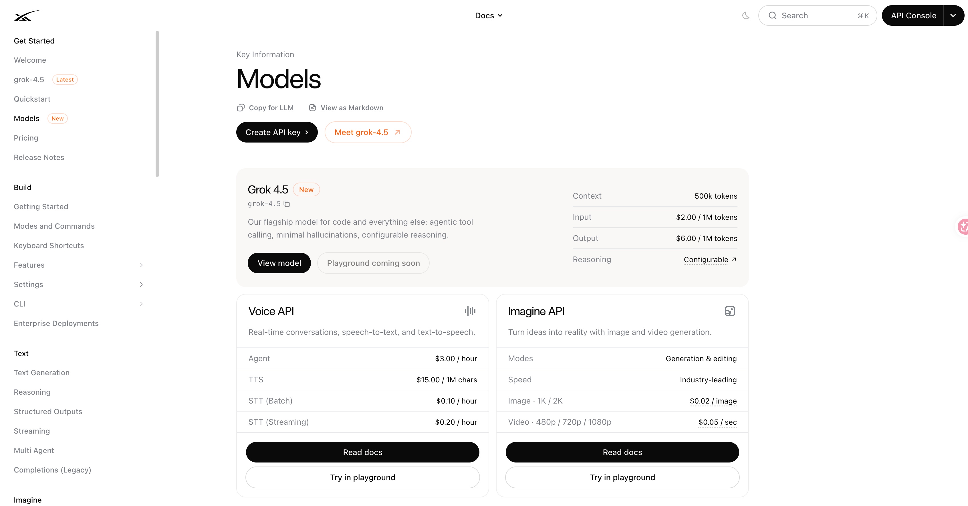 Grok API Pricing 2026: Grok 4.5, Token Costs, and Tool Fees
