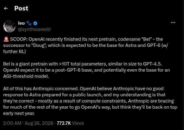 OpenAI Bel Leak: 10T Parameter Claims and GPT-7 Rumors